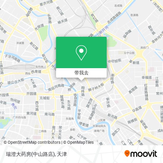 瑞澄大药房(中山路店)地图