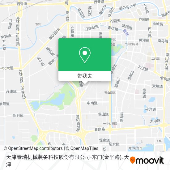 天津泰瑞机械装备科技股份有限公司-东门(金平路)地图