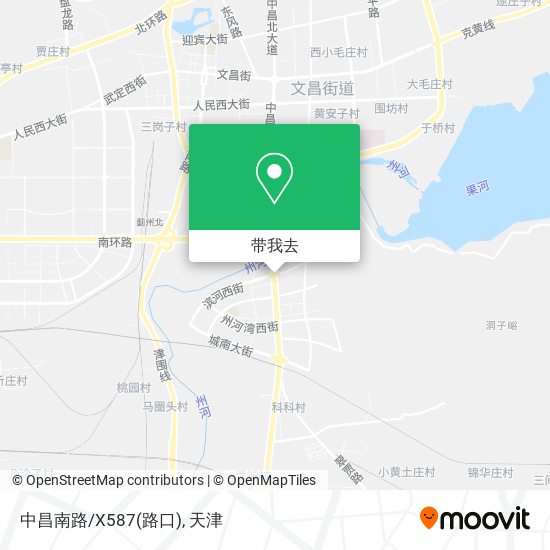 中昌南路/X587(路口)地图