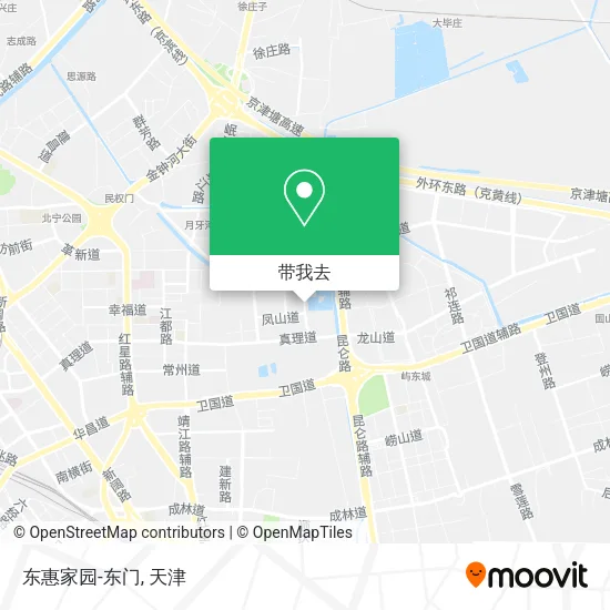东惠家园-东门地图