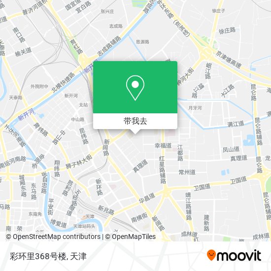 彩环里368号楼地图