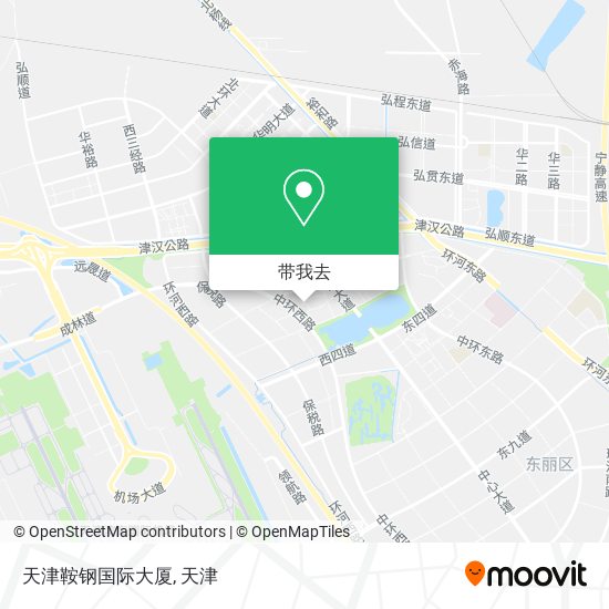 天津鞍钢国际大厦地图