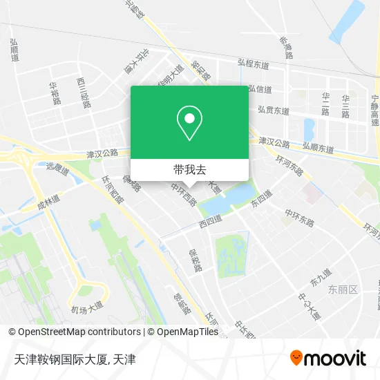 天津鞍钢国际大厦地图