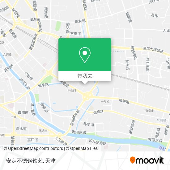 安定不锈钢铁艺地图