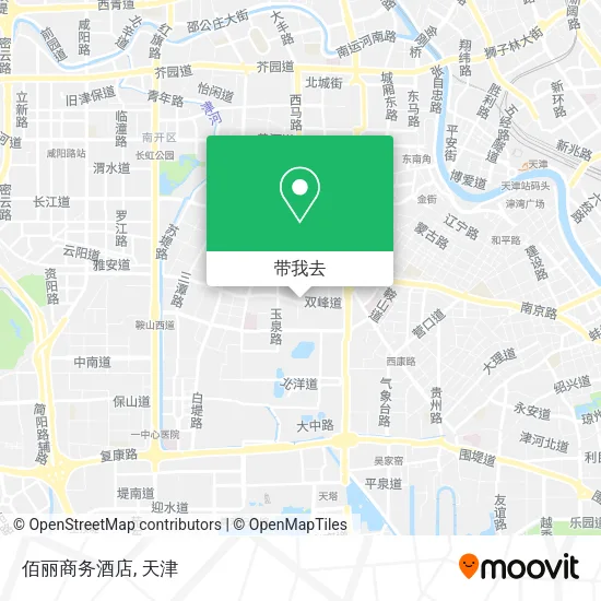 佰丽商务酒店地图