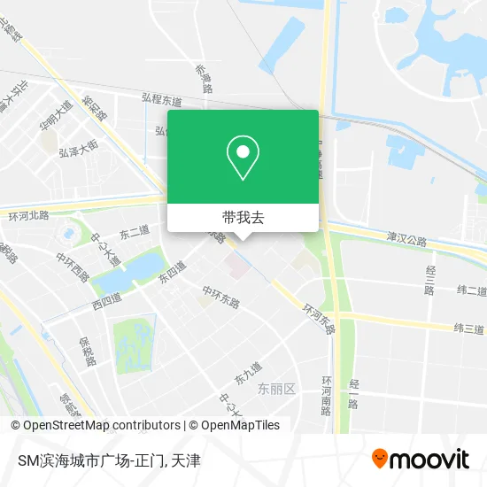 SM滨海城市广场-正门地图