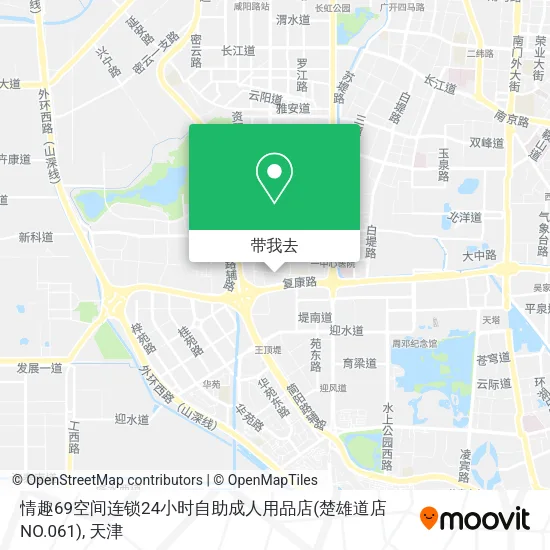 情趣69空间连锁24小时自助成人用品店(楚雄道店NO.061)地图