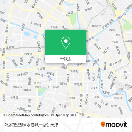 私家造型师(水游城一店)地图