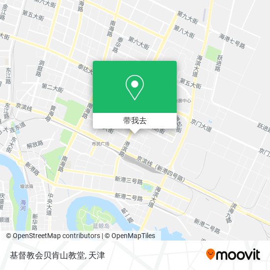 基督教会贝肯山教堂地图