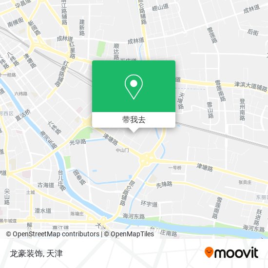 龙豪装饰地图