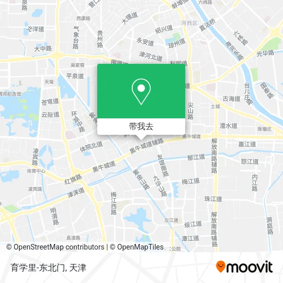 育学里-东北门地图