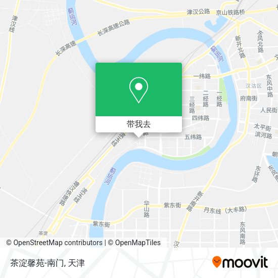 茶淀馨苑-南门地图