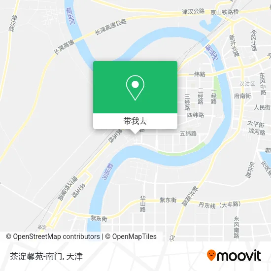 茶淀馨苑-南门地图