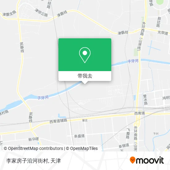 李家房子沿河街村地图