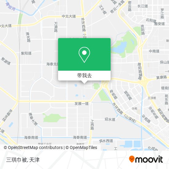 三琪巾被地图