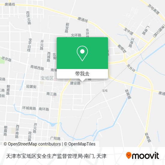 天津市宝坻区安全生产监督管理局-南门地图