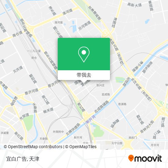 宜白广告地图