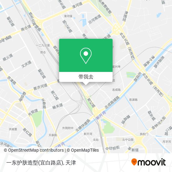 一东护肤造型(宜白路店)地图