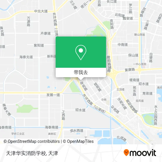 天津华实消防学校地图