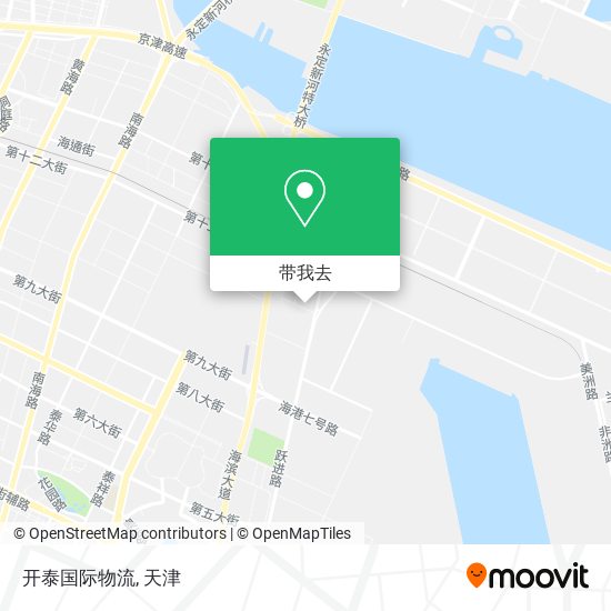 开泰国际物流地图