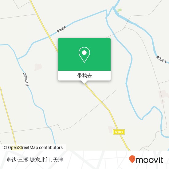 卓达·三溪-塘东北门地图
