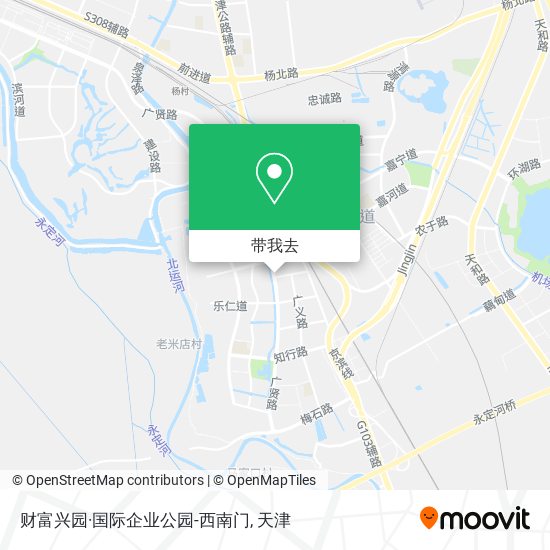 财富兴园·国际企业公园-西南门地图