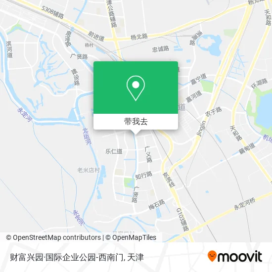 财富兴园·国际企业公园-西南门地图