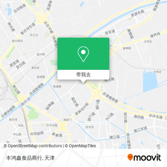 丰鸿鑫食品商行地图