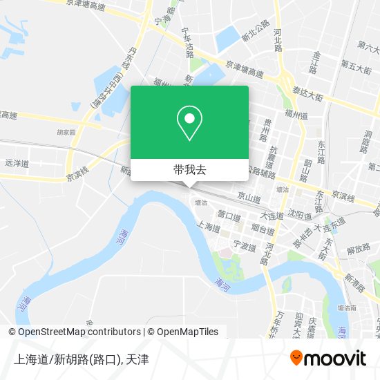 上海道/新胡路(路口)地图