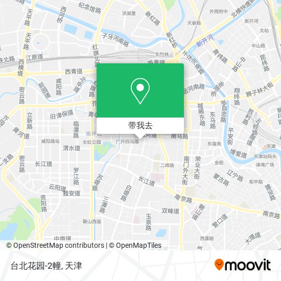 台北花园-2幢地图
