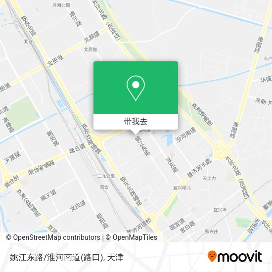 姚江东路/淮河南道(路口)地图