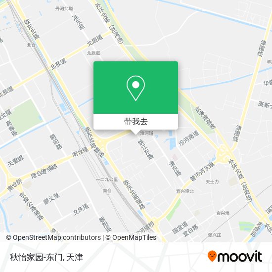 秋怡家园-东门地图