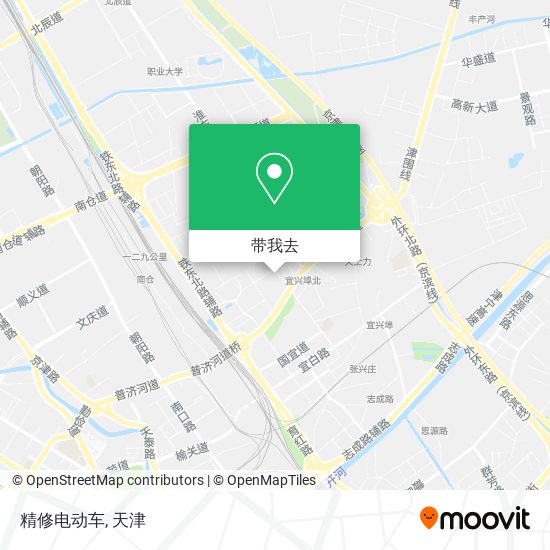 精修电动车地图