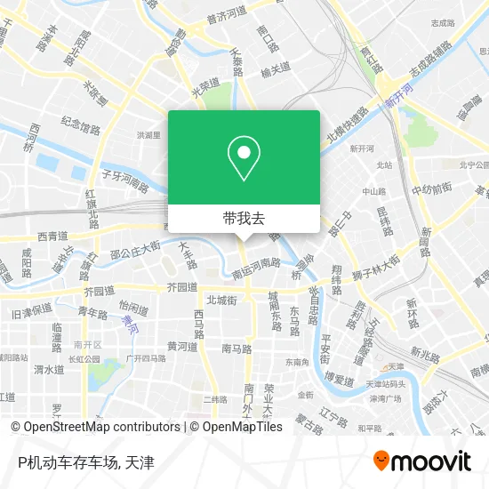 P机动车存车场地图