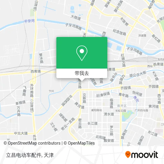 立昌电动车配件地图