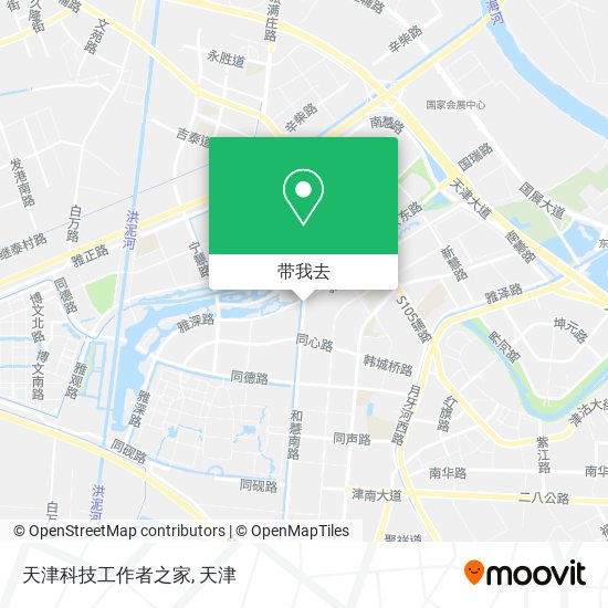 天津科技工作者之家地图