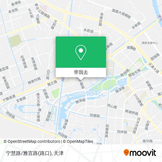 宁慧路/雅言路(路口)地图