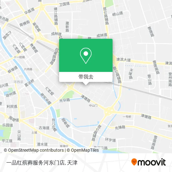 一品红殡葬服务河东门店地图