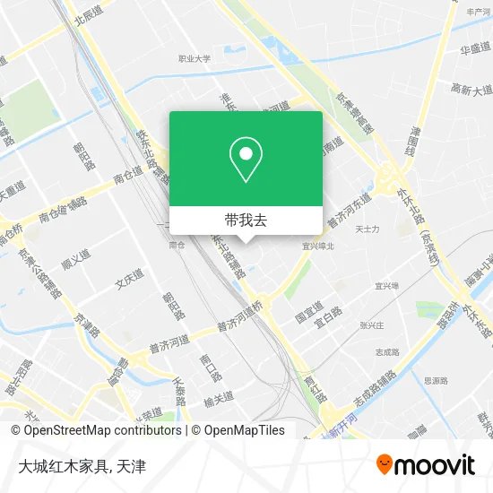 大城红木家具地图