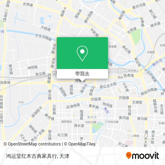 鸿运堂红木古典家具行地图