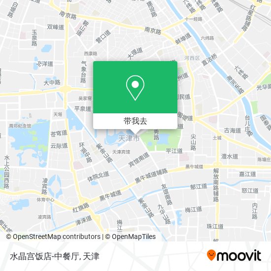 水晶宫饭店-中餐厅地图