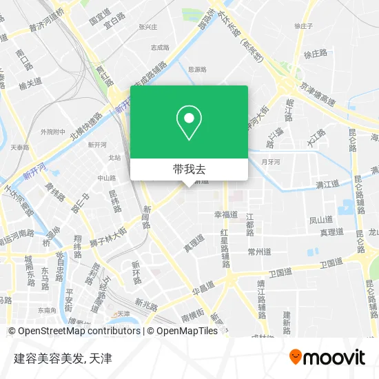 建容美容美发地图