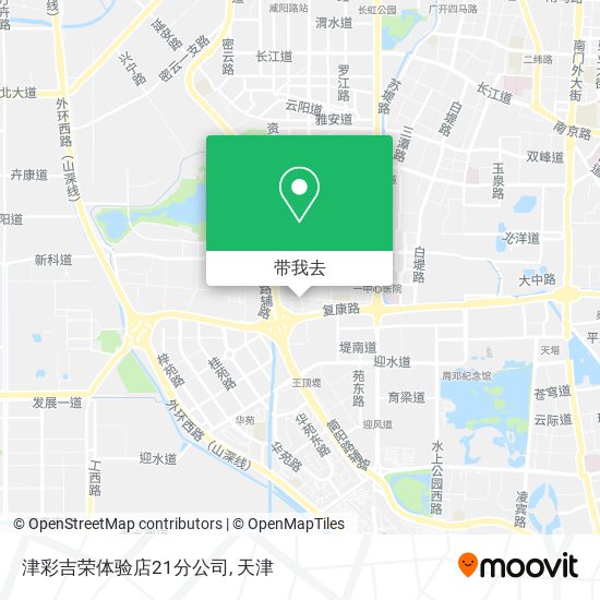 津彩吉荣体验店21分公司地图