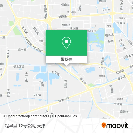 程华里-12号公寓地图