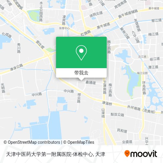 天津中医药大学第一附属医院-体检中心地图