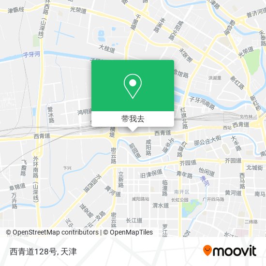 西青道128号地图
