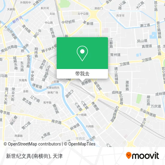 新世纪文具(南横街)地图
