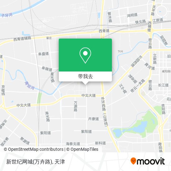 新世纪网城(万卉路)地图