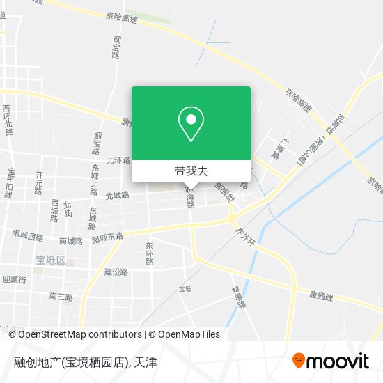 融创地产(宝境栖园店)地图