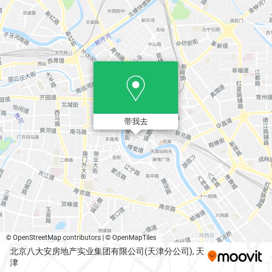 北京八大安房地产实业集团有限公司(天津分公司)地图